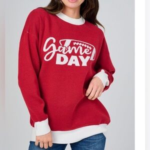Red Game Day Women's Sweater